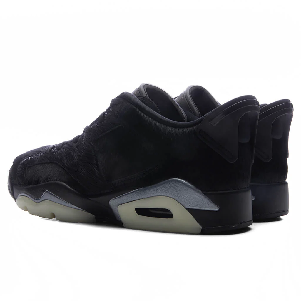 Women's Air Jordan 6 Retro Low 'Blackout' - Triple Black - Image 3