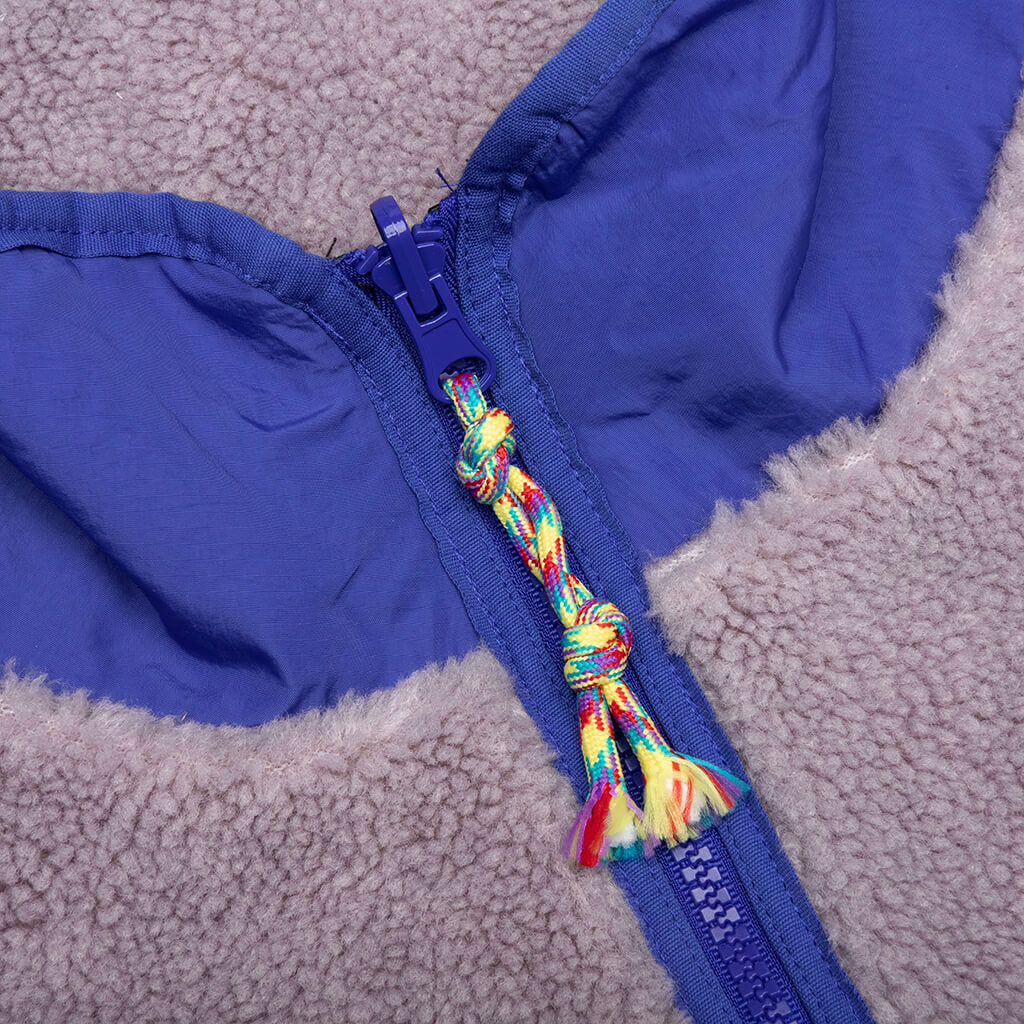 Fuzzy Vest - Brown/Blue - Image 3