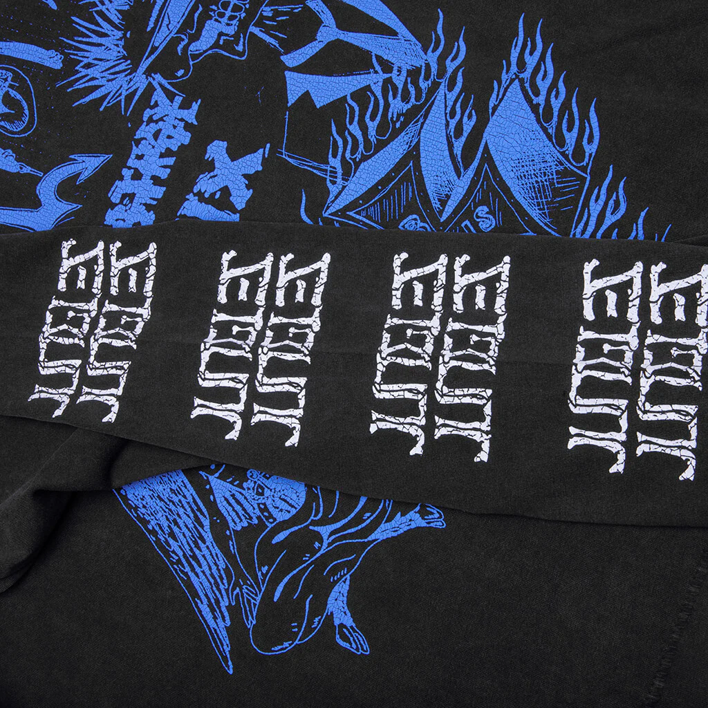 Hope You're Well L/S Tee - Black - Image 5