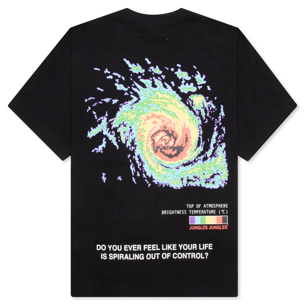Spiralling Tee - Black - Image 2
