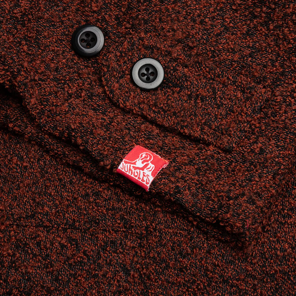 Static Pleated Jacket - Brown - Image 4