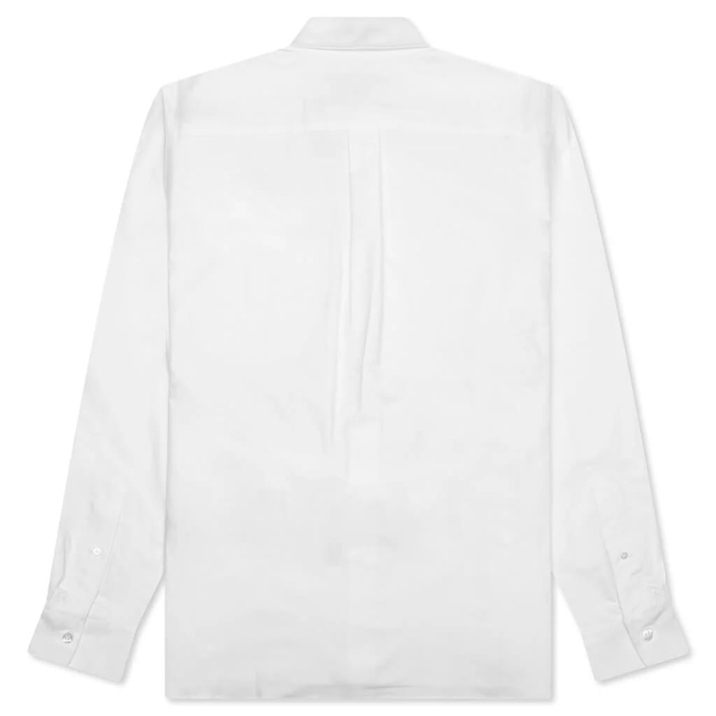 Classic Fit Logo Pocket Shirt - White - Image 2