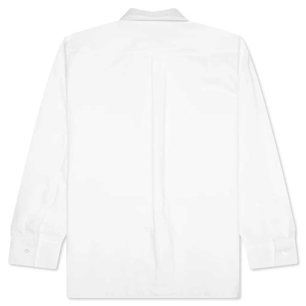 Classic Fit Cotton Oxford Shirt - White - Image 2