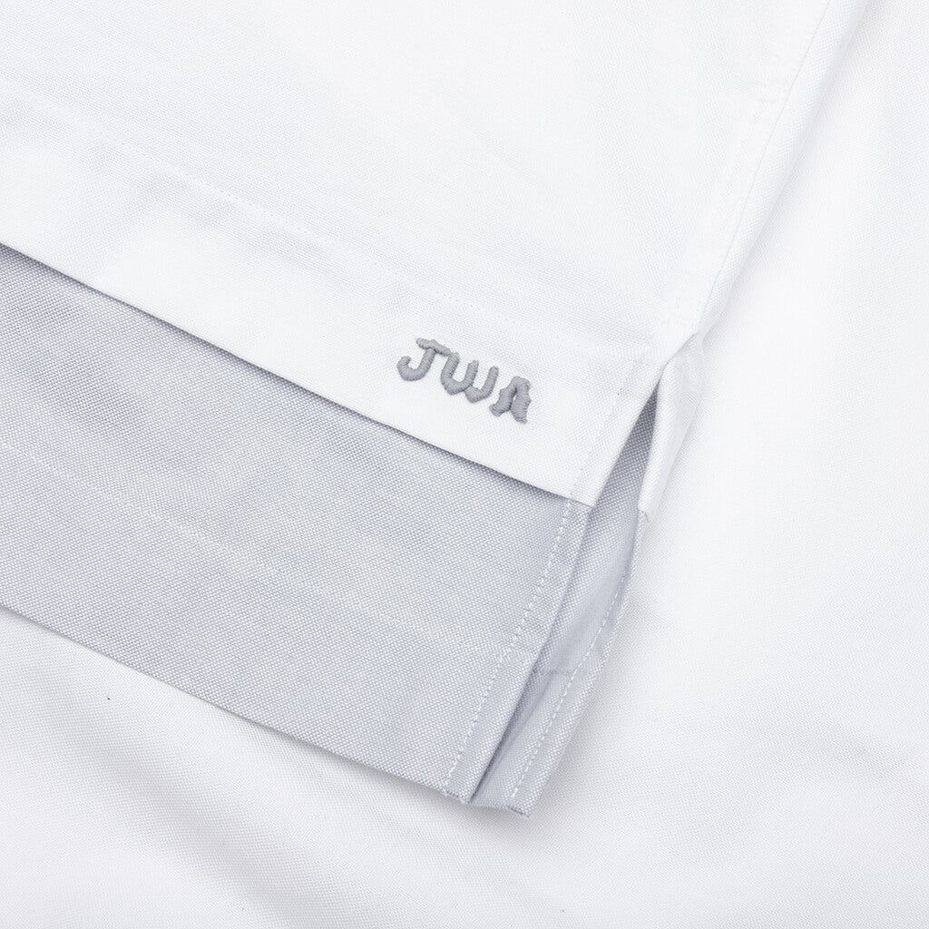 Double Layer Short Sleeve Shirt - White - Image 3