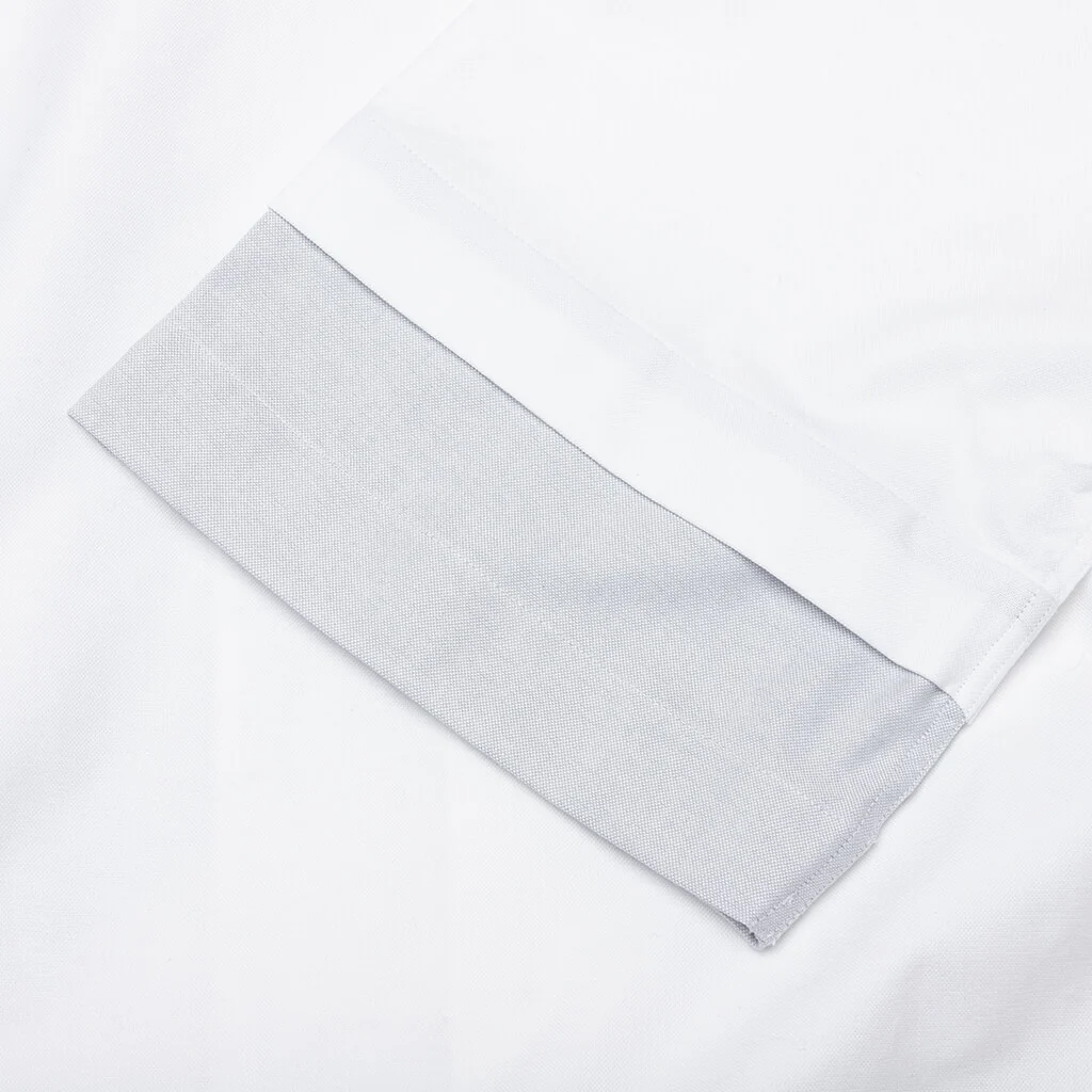 Double Layer Short Sleeve Shirt - White - Image 4