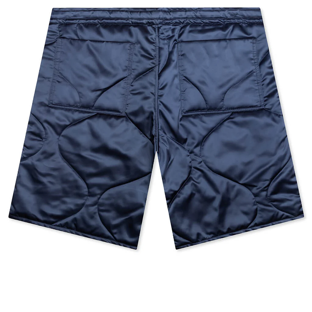 Quilted Shorts - Light Indigo - Image 2