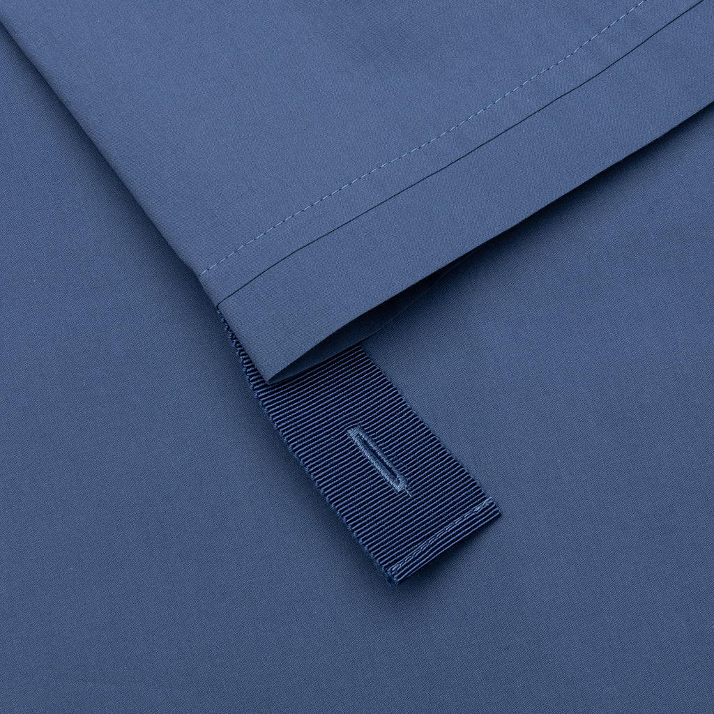 Quilted Pocket Polo Top - Light Indigo - Image 5