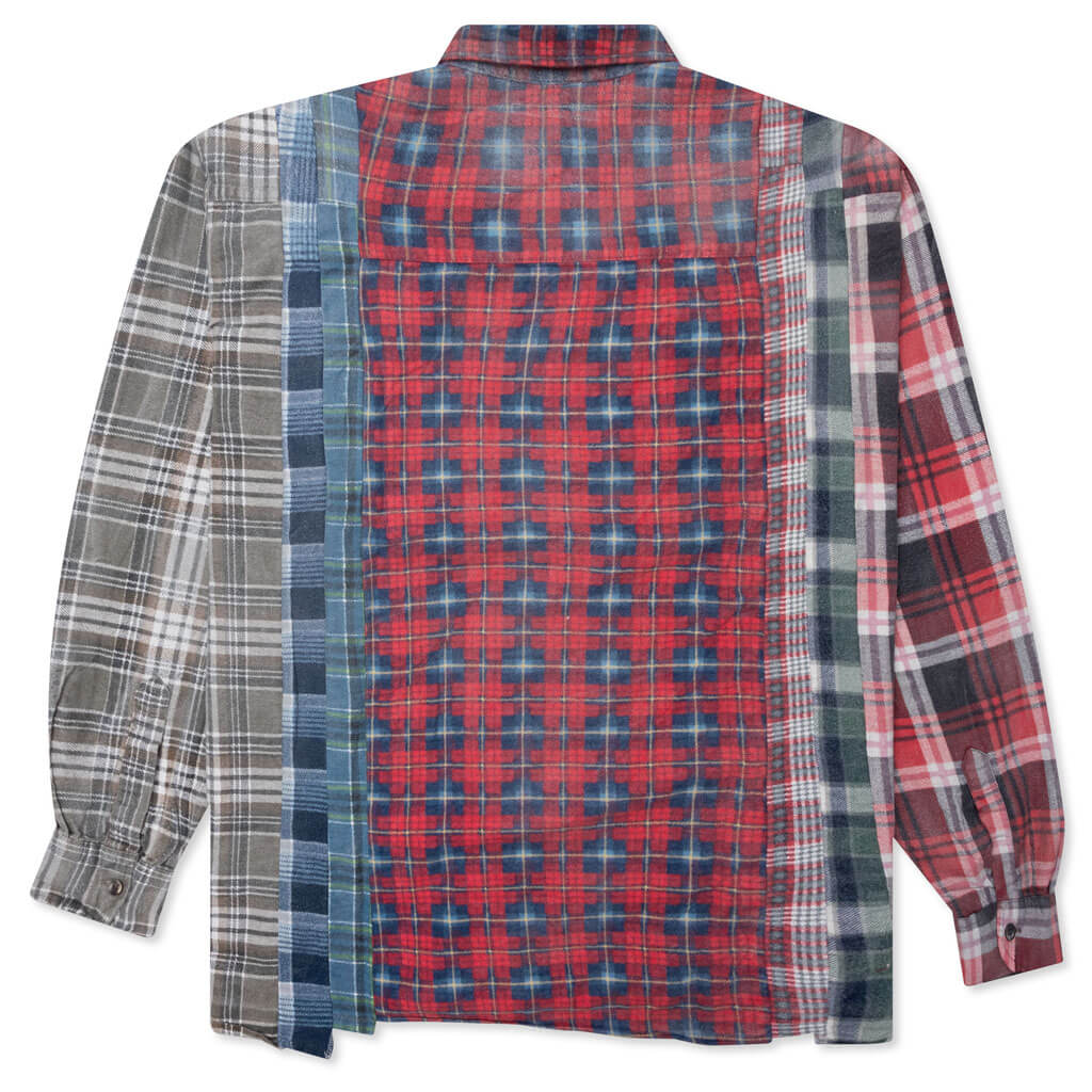 Flannel Shirt 7 Cuts Reflection Shirt - Assorted - Image 2
