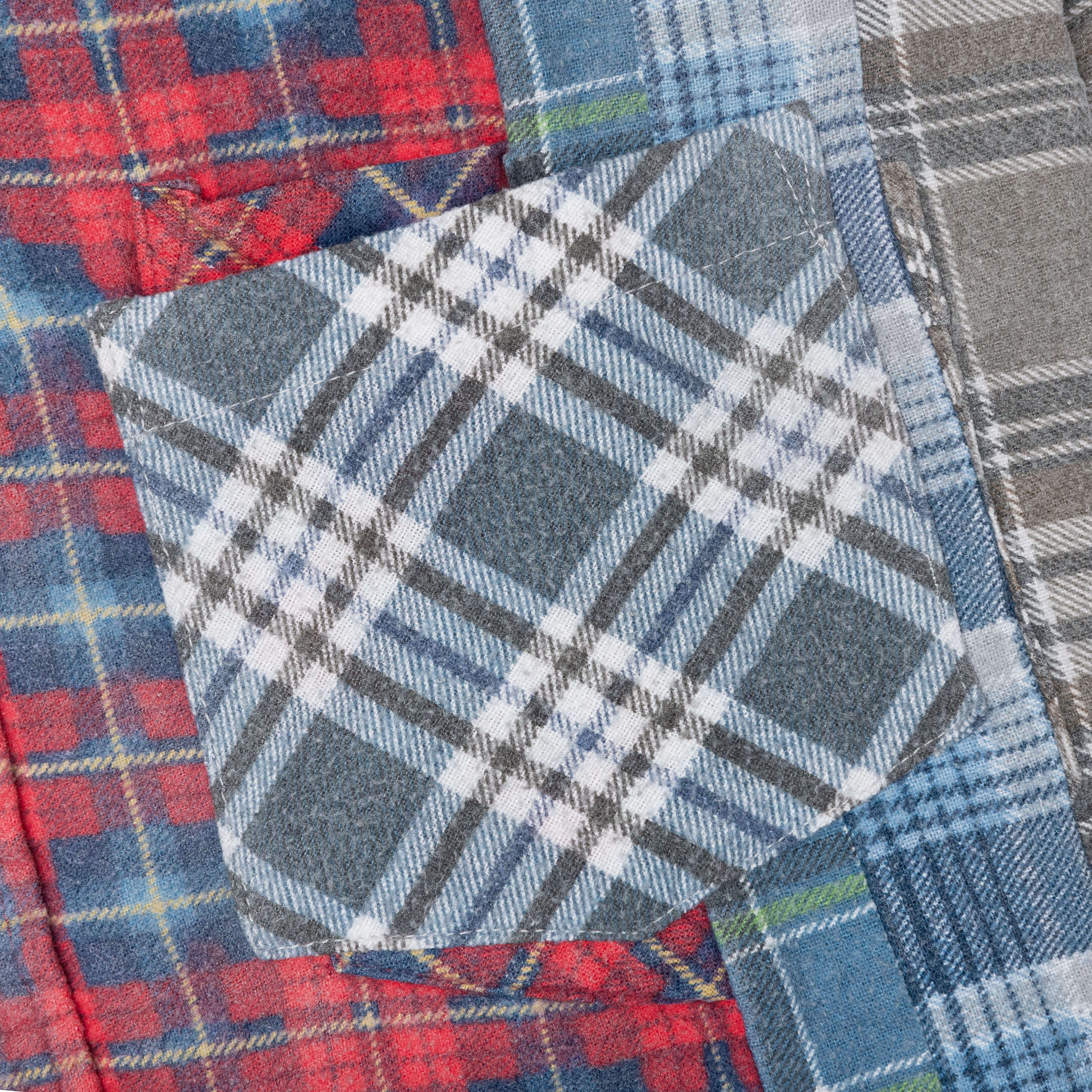 Flannel Shirt 7 Cuts Reflection Shirt - Assorted - Image 3