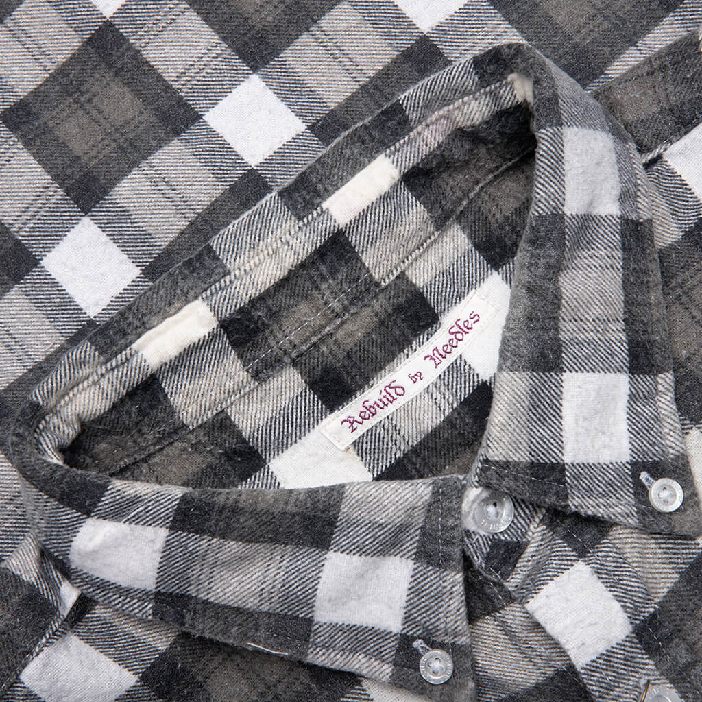 Flannel Shirt 7 Cuts Wide Reflection Shirt - Assorted - Image 3