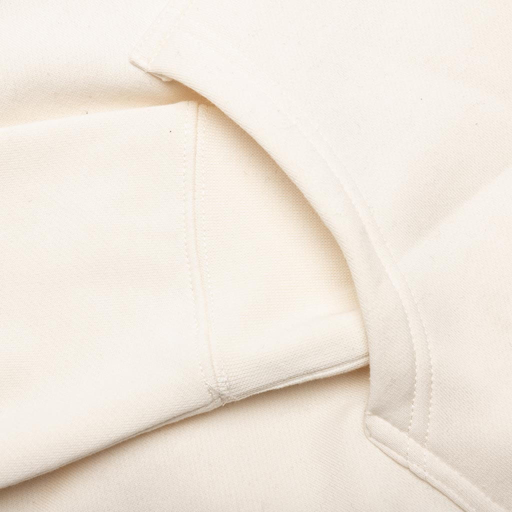 Script Logo Hoodie - Cream - Image 3