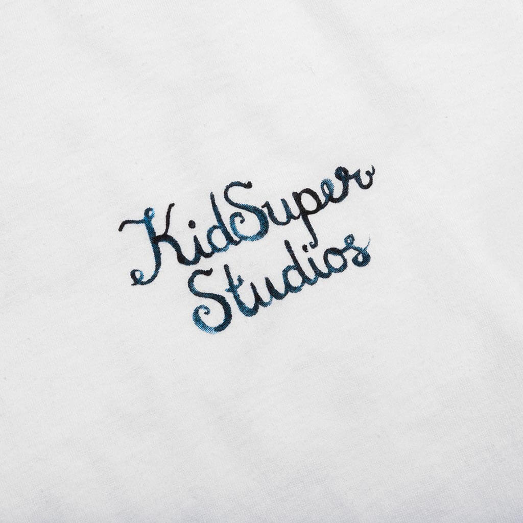 Script Logo Tee - White - Image 4