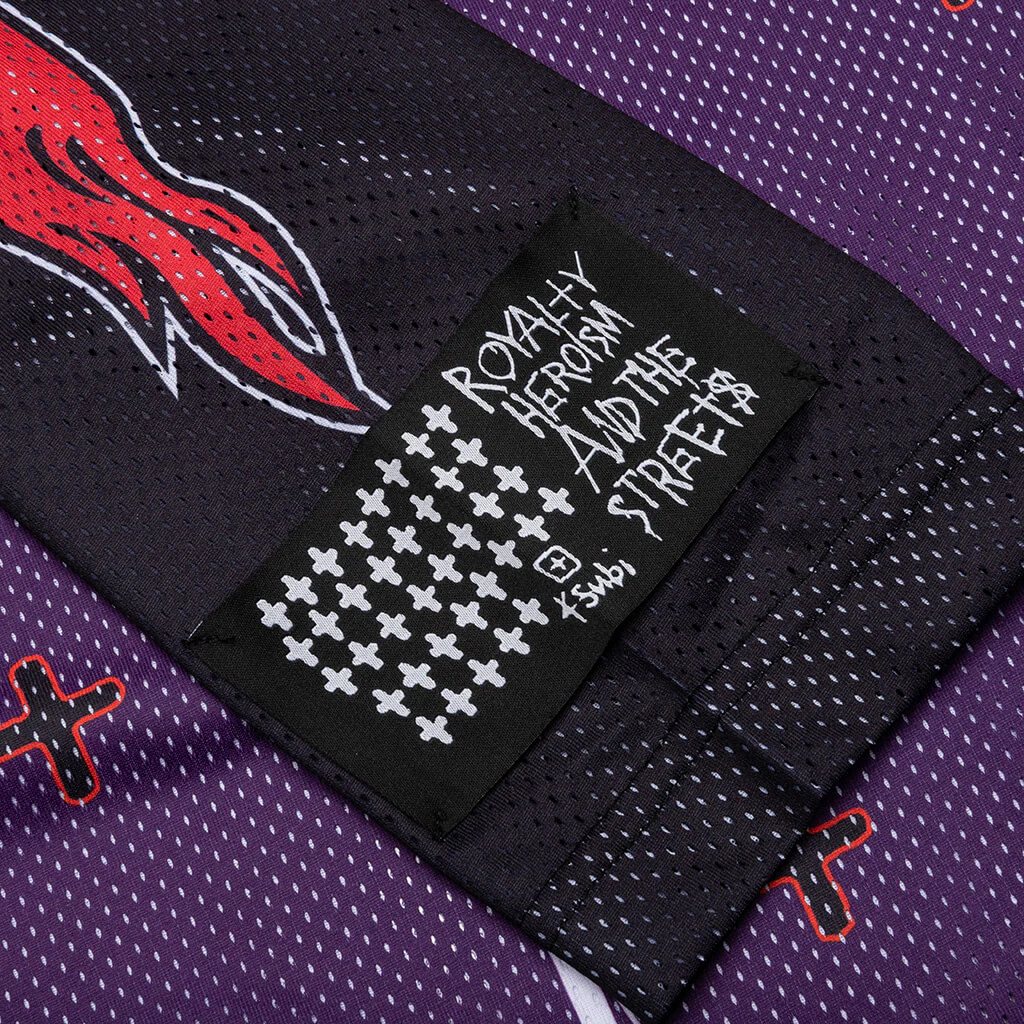 Ksubi x ASAP TyY Moto Jersey - Purple - Image 4