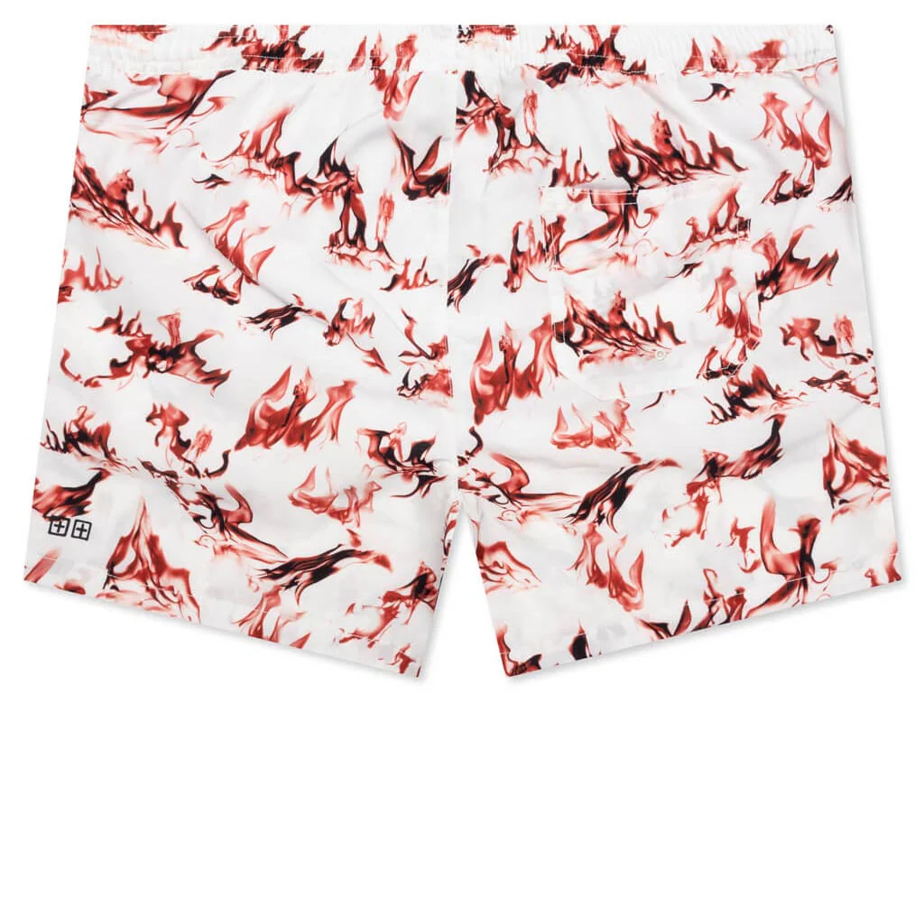 Burnt Boardshort - White - Image 2