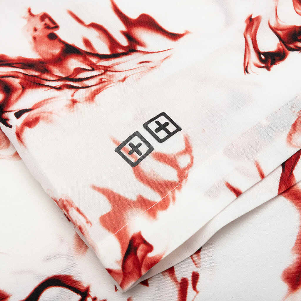 Burnt Resort S/S Shirt - White - Image 4