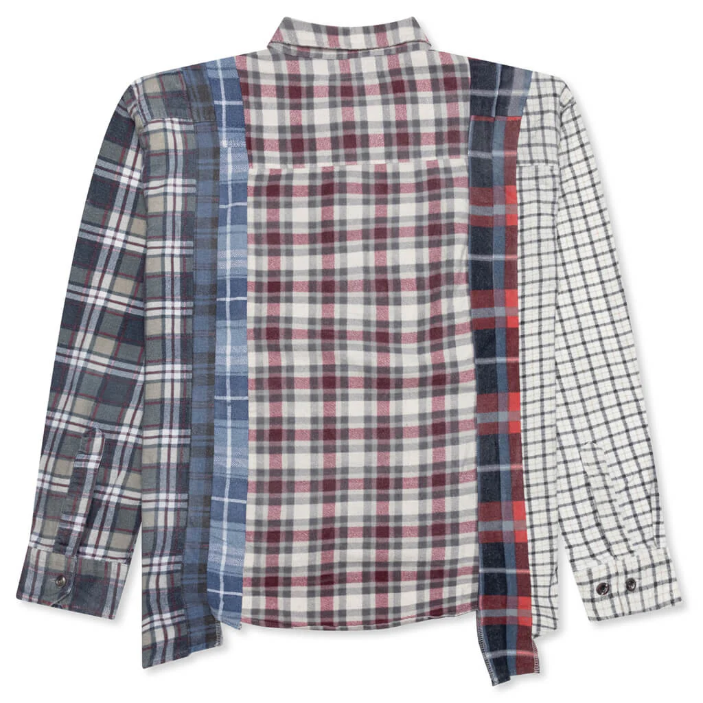 Flannel Shirt 7 Cuts Reflection Shirt - Assorted - Image 2