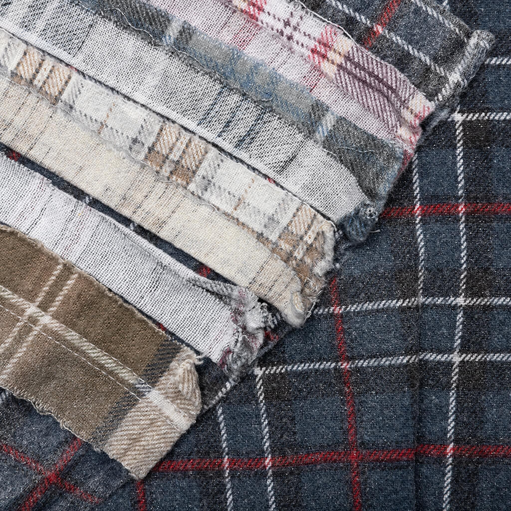Flannel Shirt Ribbon Reflection Shirt - Assorted - Image 5