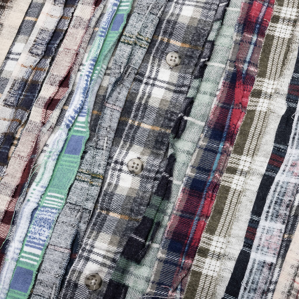Flannel Shirt Ribbon Shirt - Assorted ADD L - Image 3