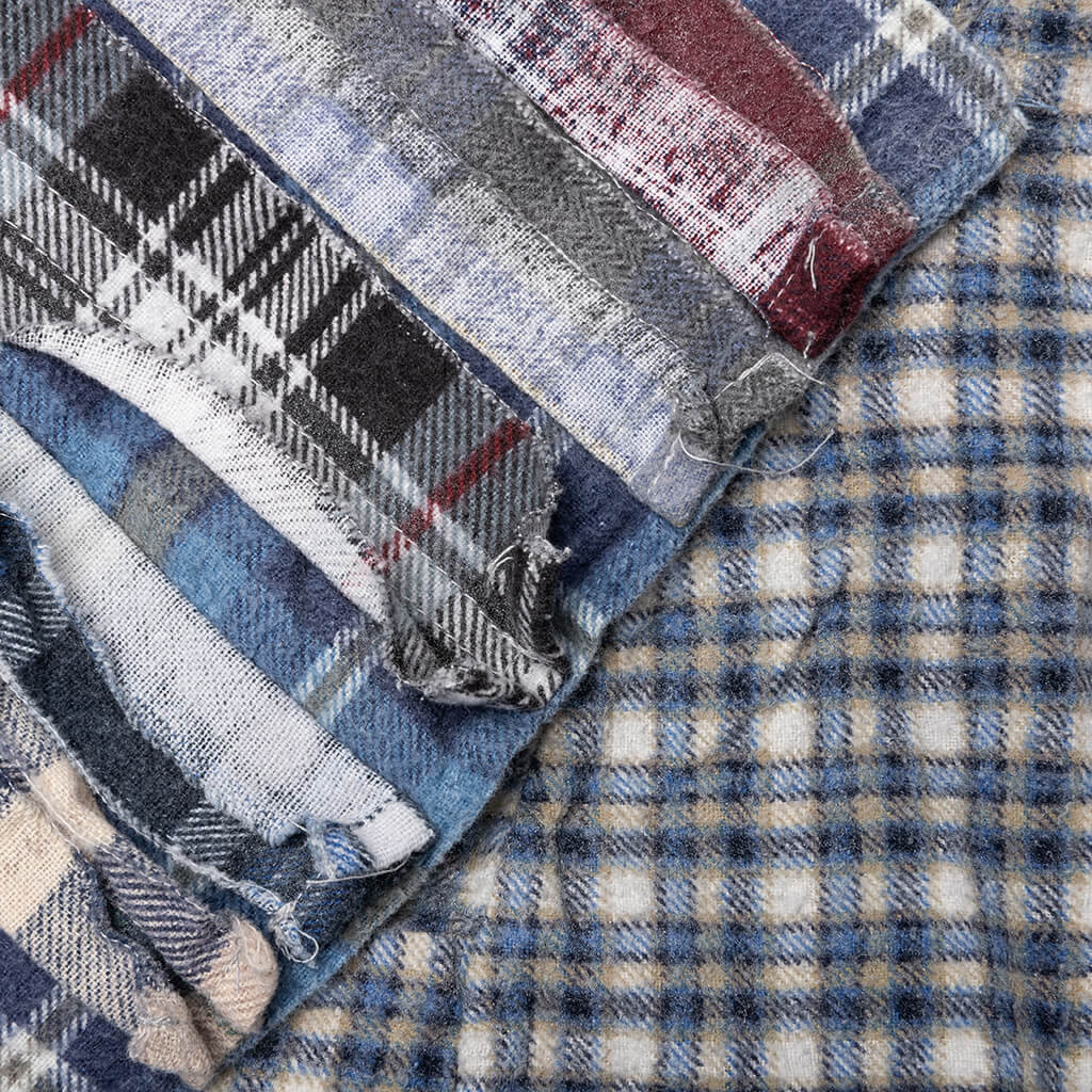 Flannel Shirt Ribbon Wide Reflection Shirt - Assorted - Image 5