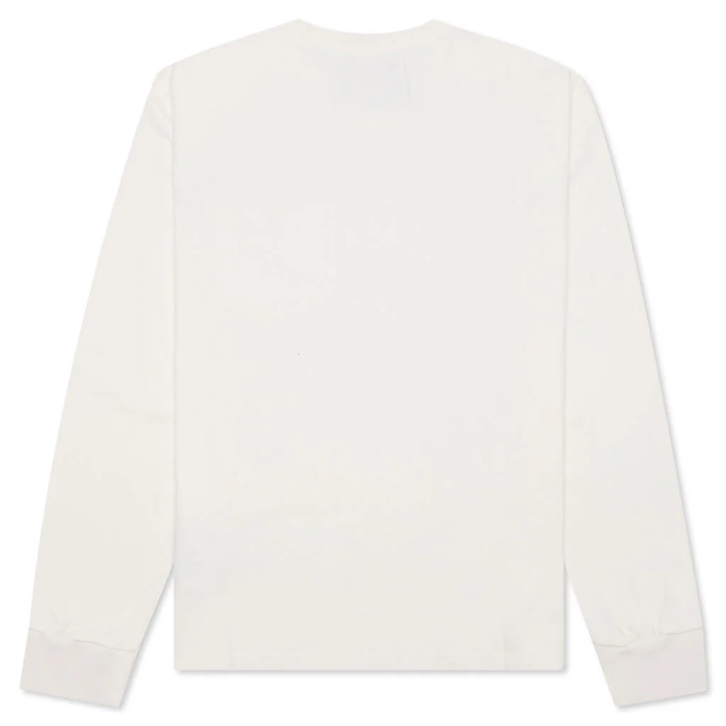 One Of These Days x Woolrich L/S Pocket Tee - Bone - Image 2