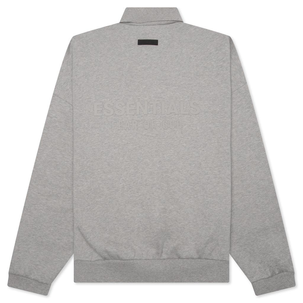 L/S Polo - Dark Heather Oatmeal - Image 2