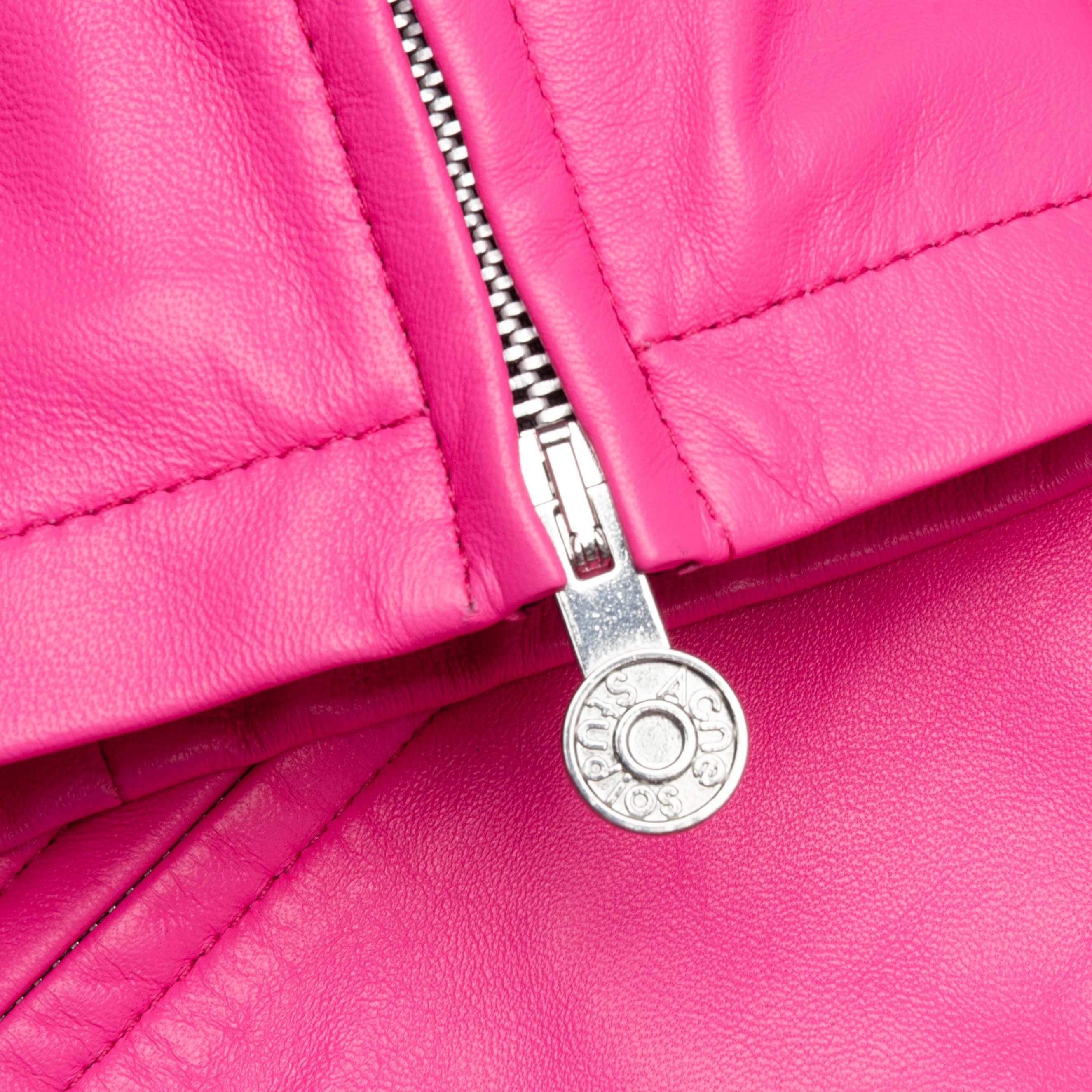 Leather Jacket - Bubble Pink - Image 5