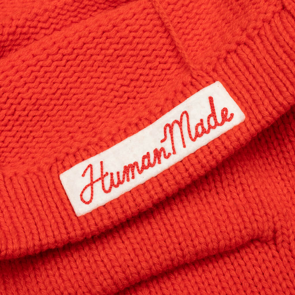 Low Gauge Knit Cardigan - Orange - Image 3