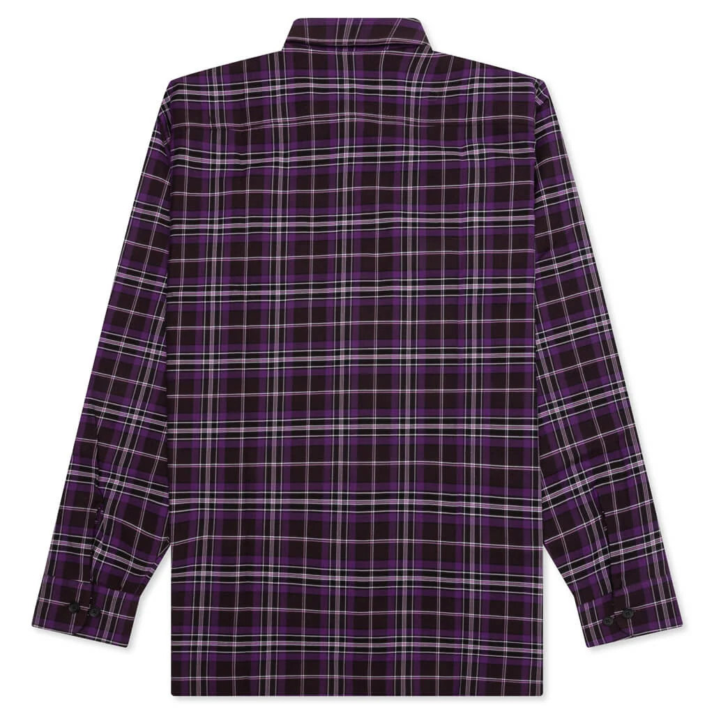 Lumberjack Shirt - Dark Purple - Image 2