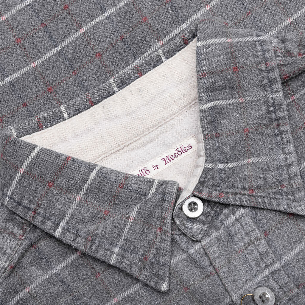 Flannel Shirt 7 Cuts Wide Reflection Shirt - Assorted - Image 3