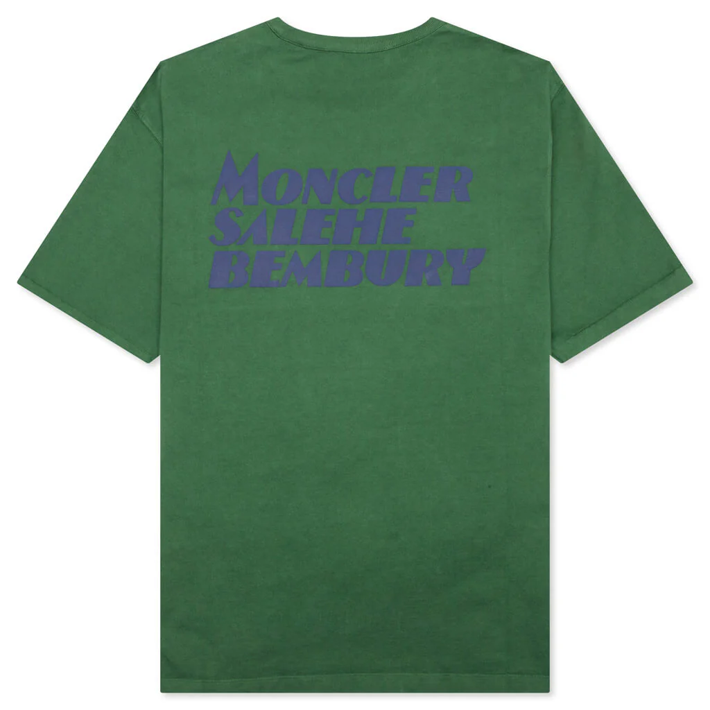 Moncler Genius x Salehe Bembury Logo T-Shirt - Olive - Image 2