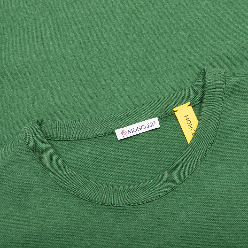 Moncler Genius x Salehe Bembury Logo T-Shirt - Olive - Image 4