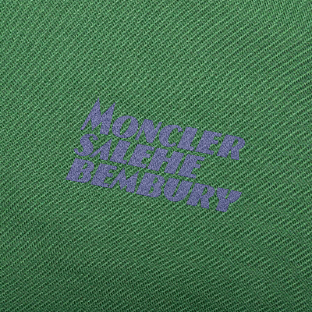 Moncler Genius x Salehe Bembury Logo T-Shirt - Olive - Image 5