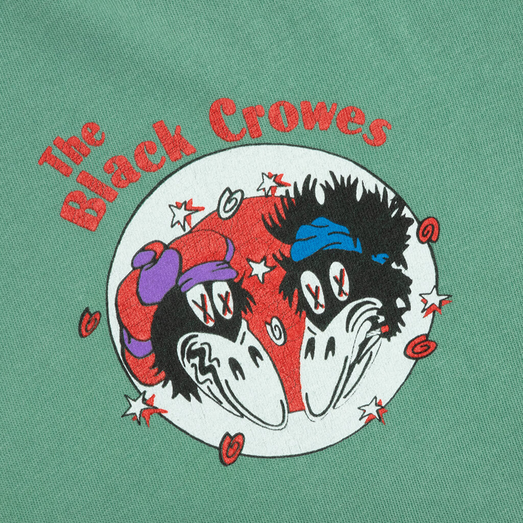 The Black Crowes Twice as Hard Tee - Leaf Green - Image 3