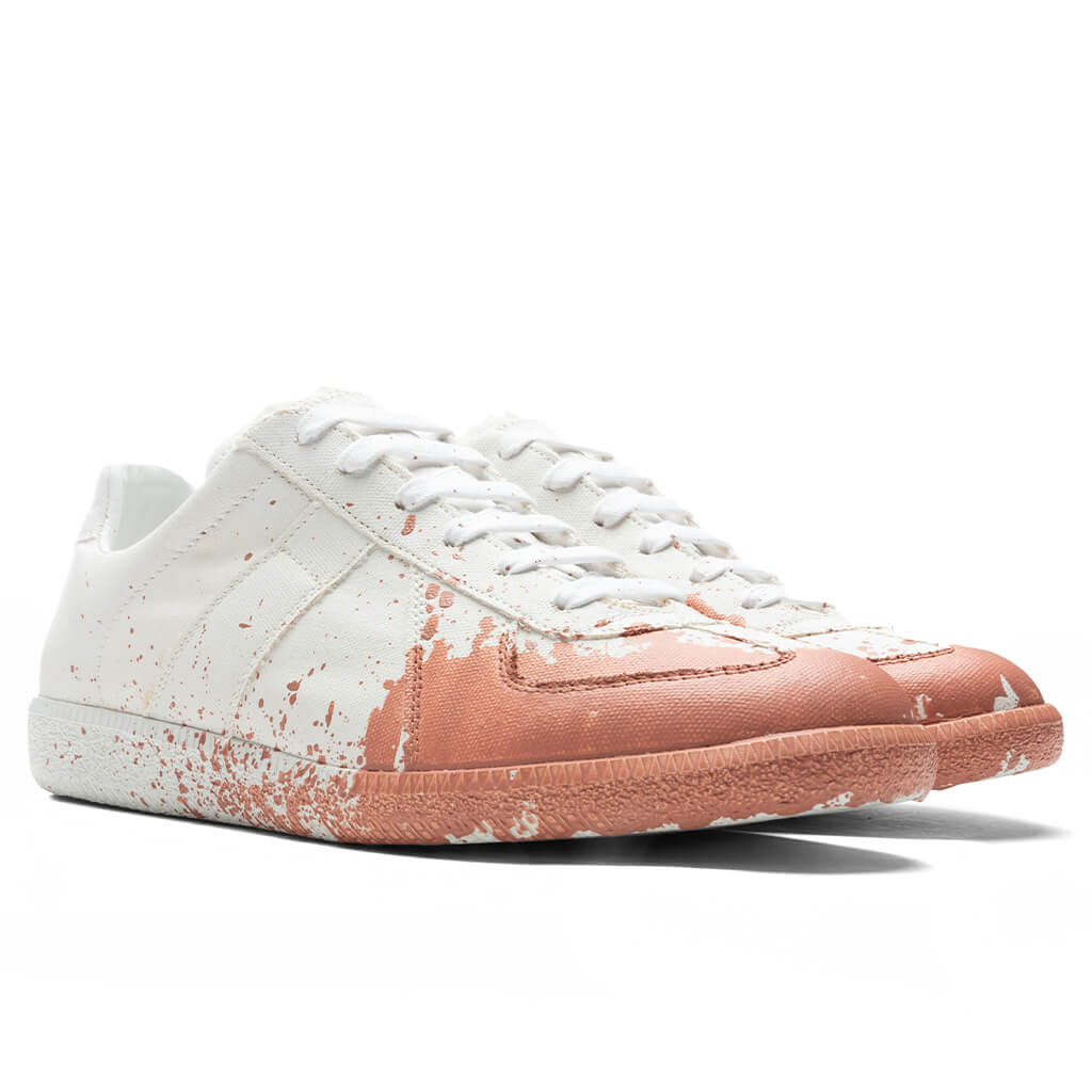 Replica Paint Splatter Sneakers - White/Coquille - Image 2