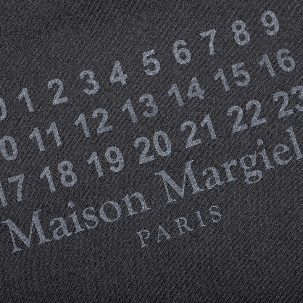 Number Logo Cotton T-Shirt - Washed Black - Image 3