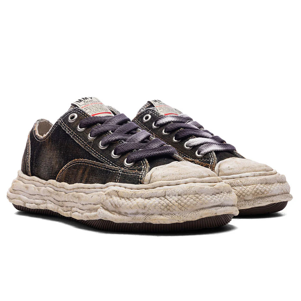 Peterson 23 Washed Denim Low OG Sole - Black - Image 2