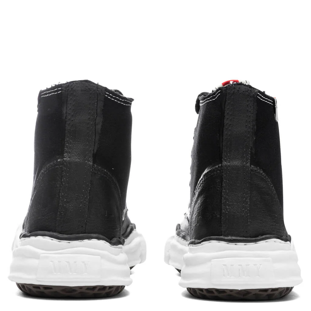 Peterson High OG Sole Rubber Painted Canvas Sneaker - Black - Image 4