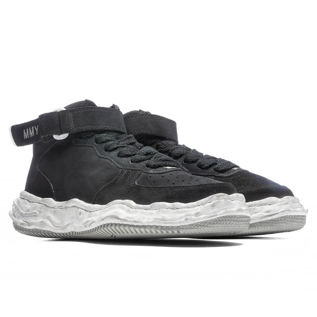 Wayne Brushed Suede High - Black - Image 2