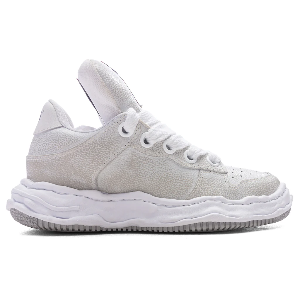 Wayne Puffer Low OG Sole Brushed Shrink Leather - White