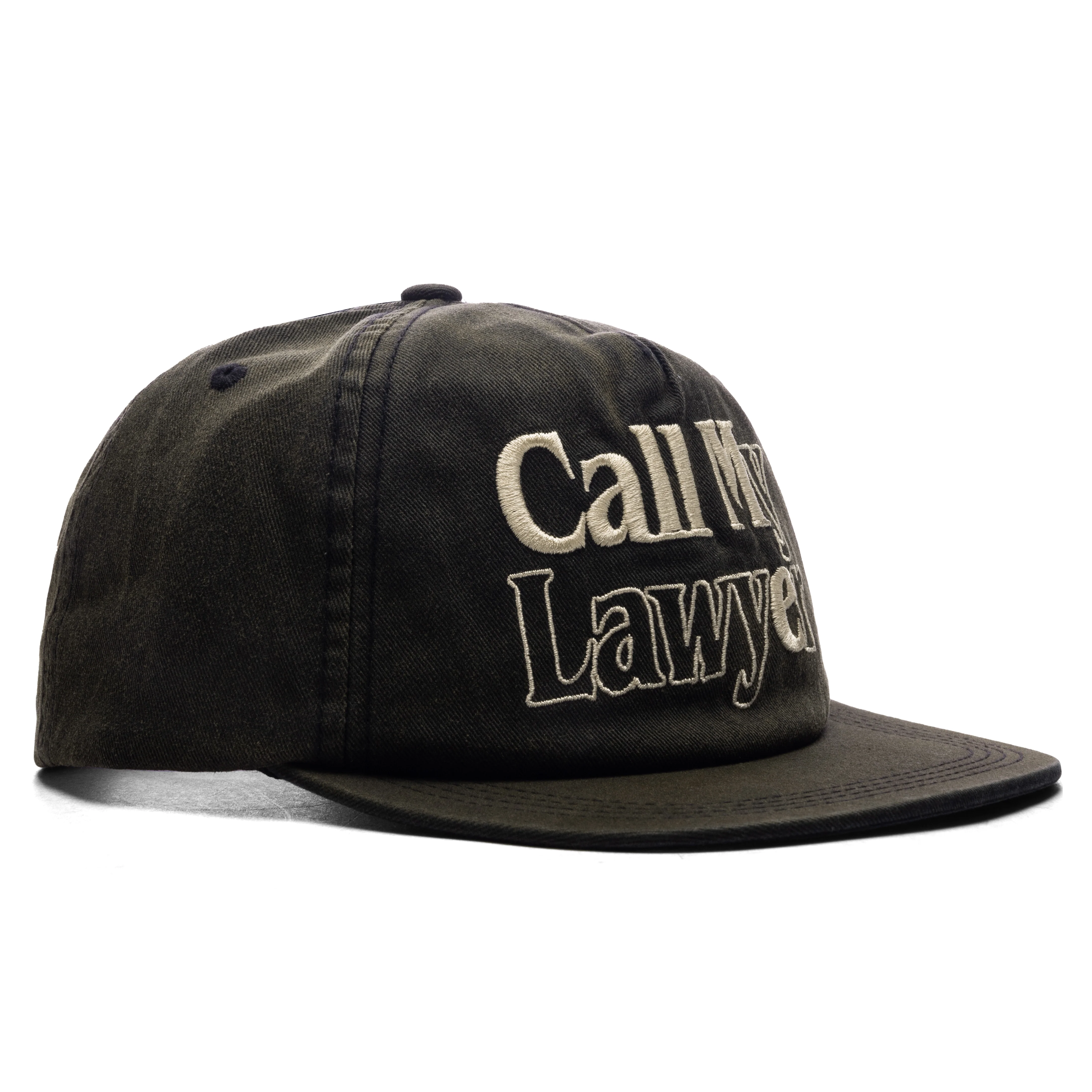 Call Me 5 Panel Hat - Jet Set Black - Image 3