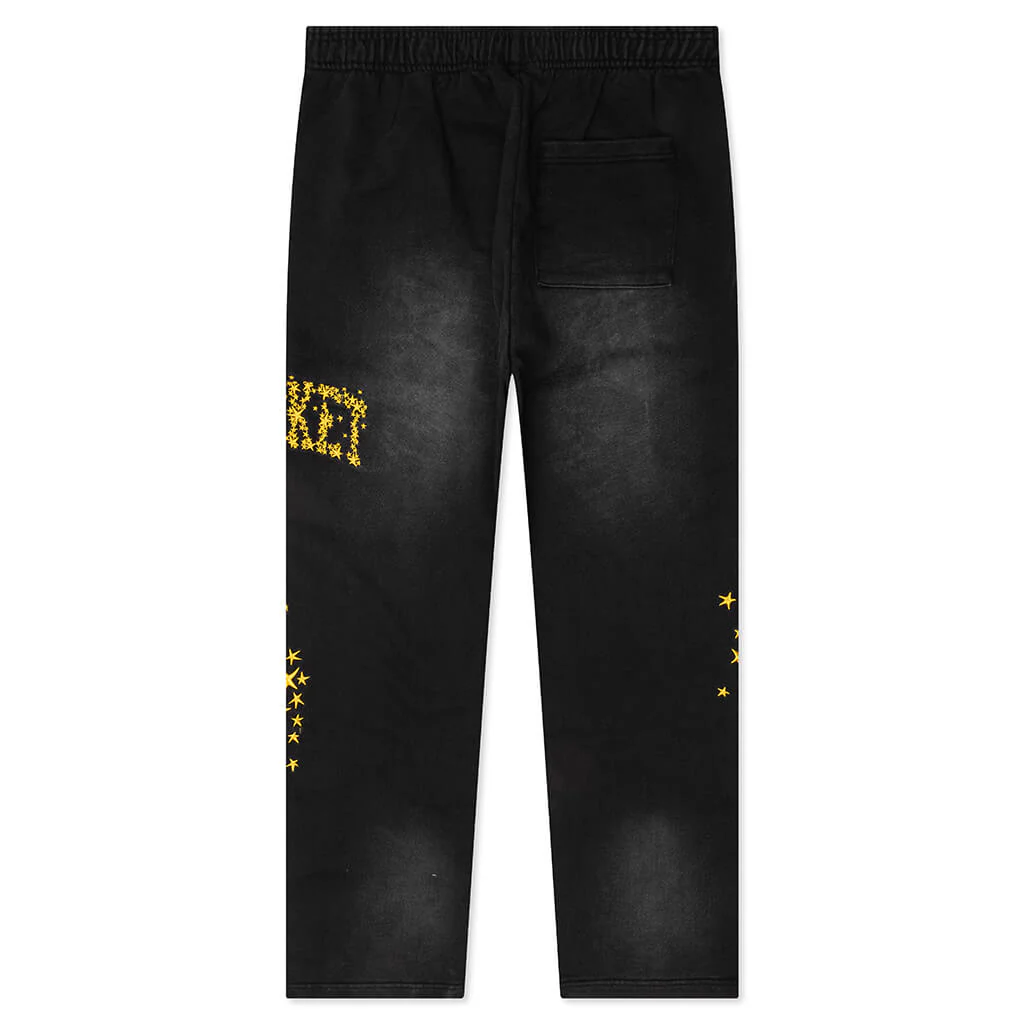 Galaxy Arc Open Bottom Sweatpants - Pirate Black - Image 2