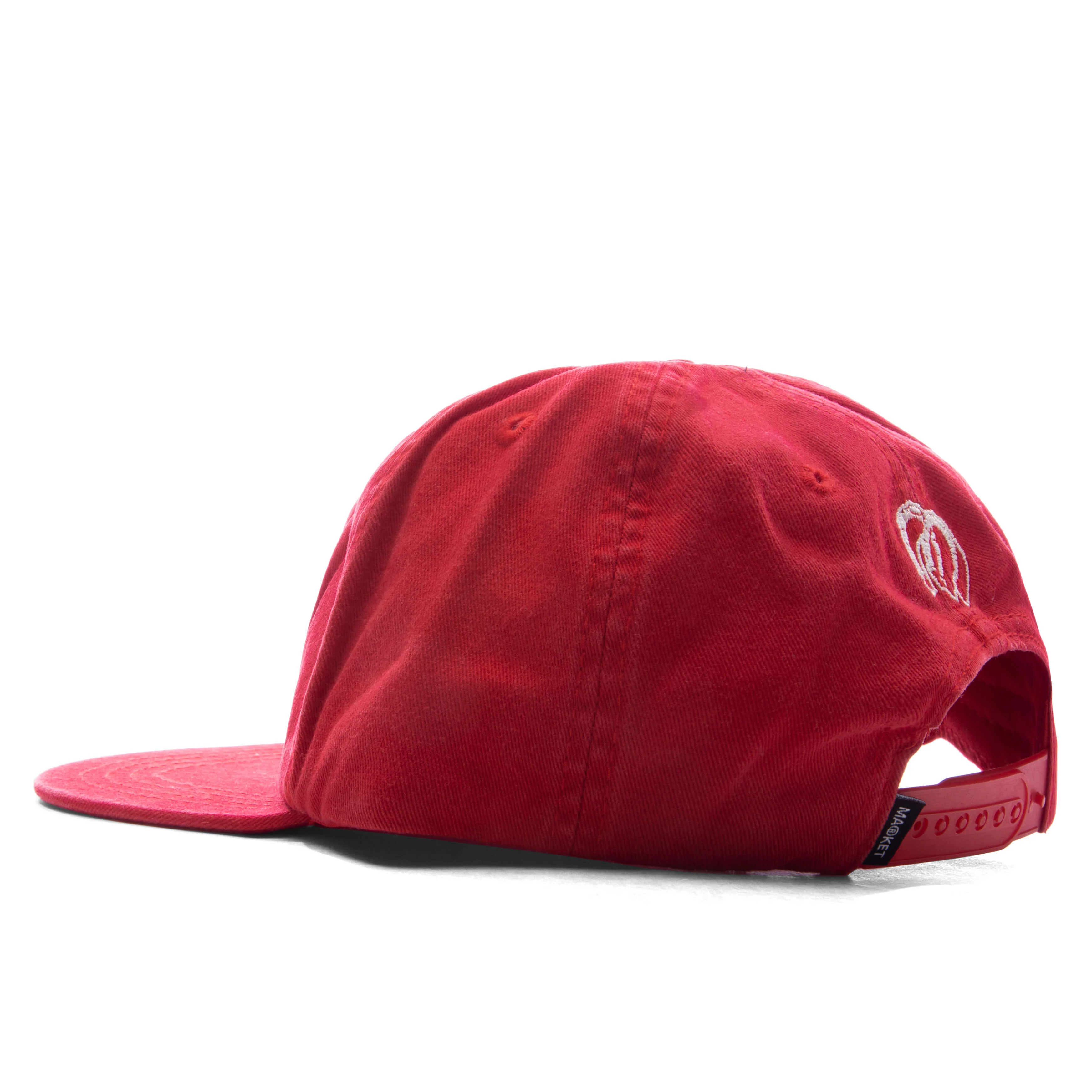Market Lasso Lockup 5-Panel Hat - Salsa - Image 4