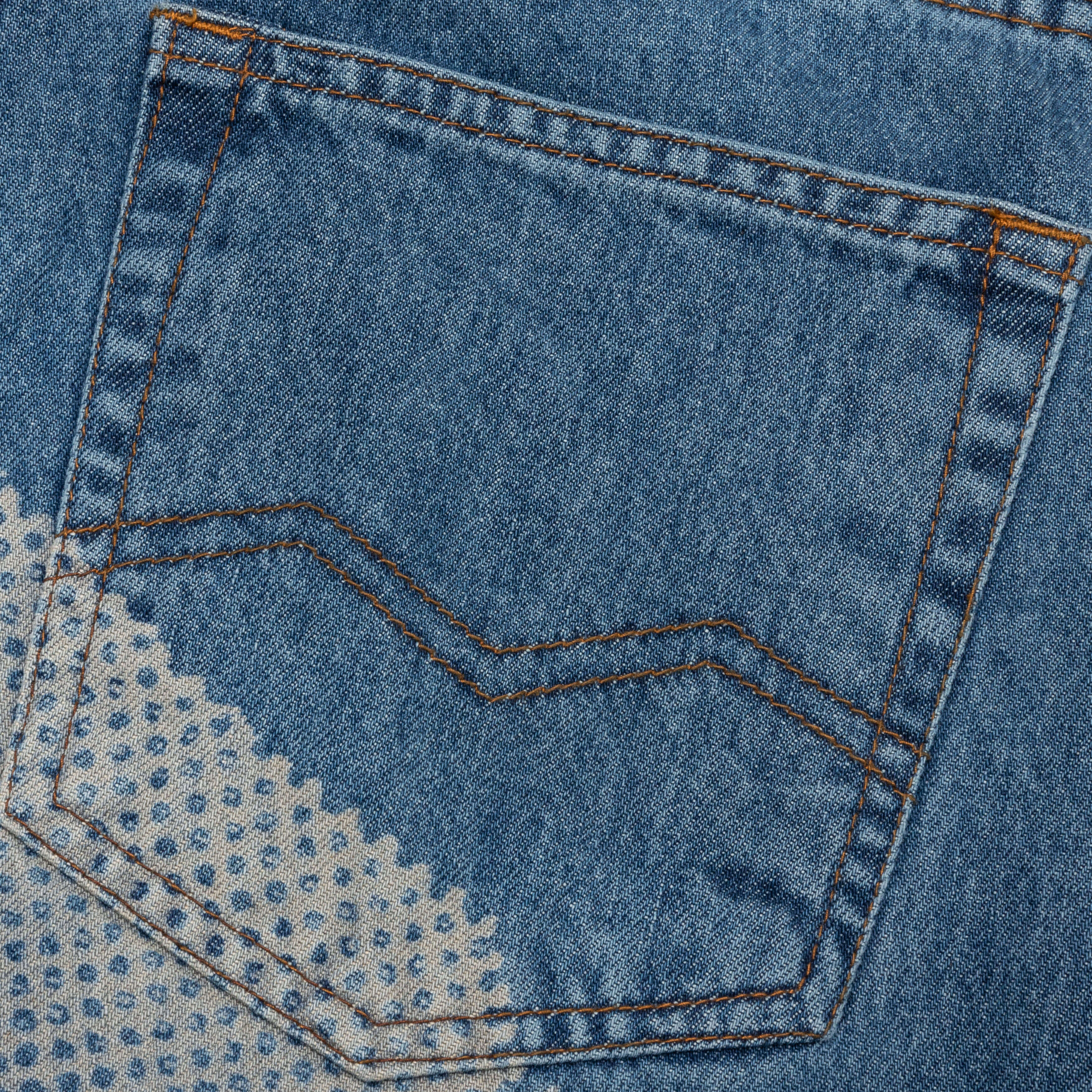 Almost There Allover Print Pants - Blue - Image 4