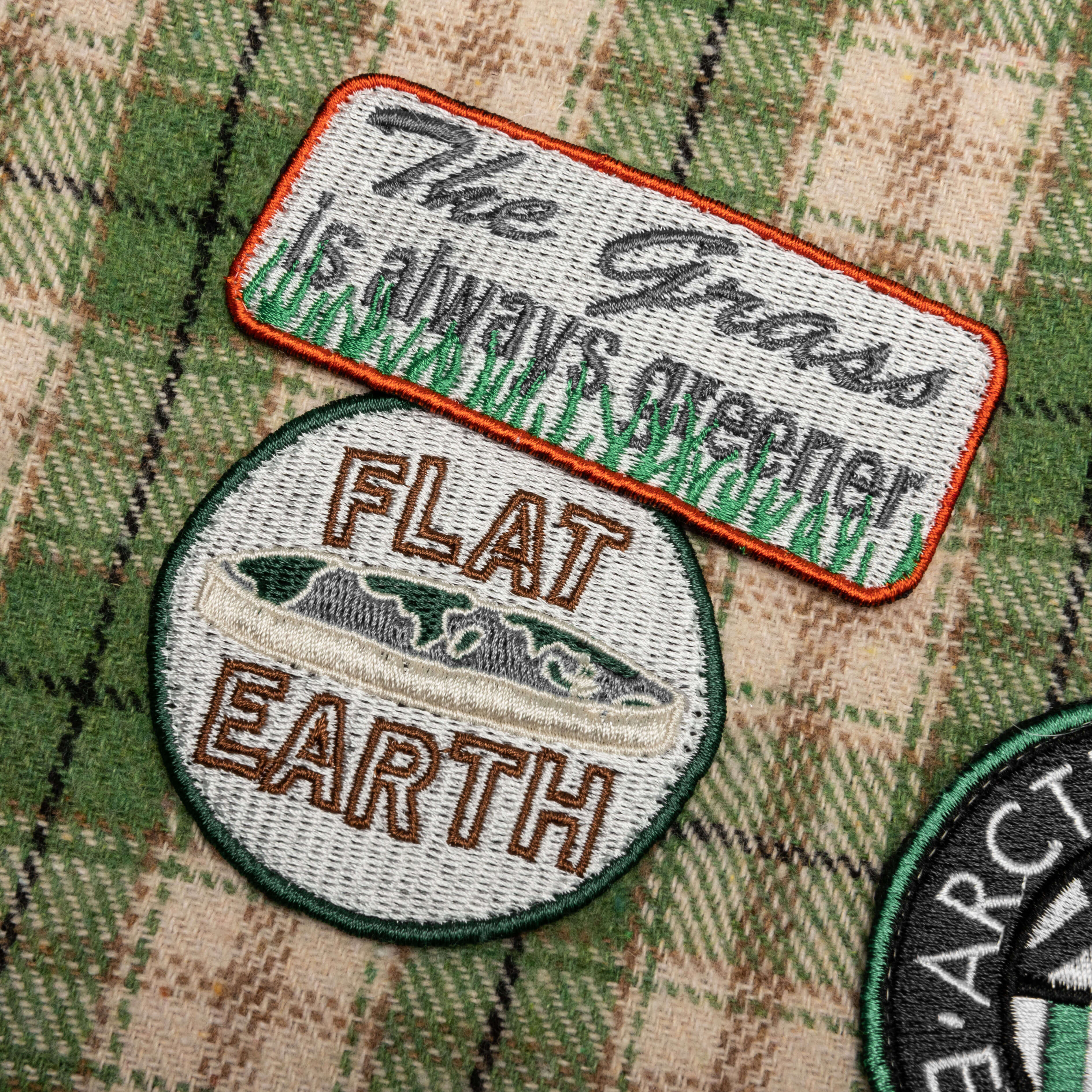 RW Patch Flannel Shirt - Green - Image 4