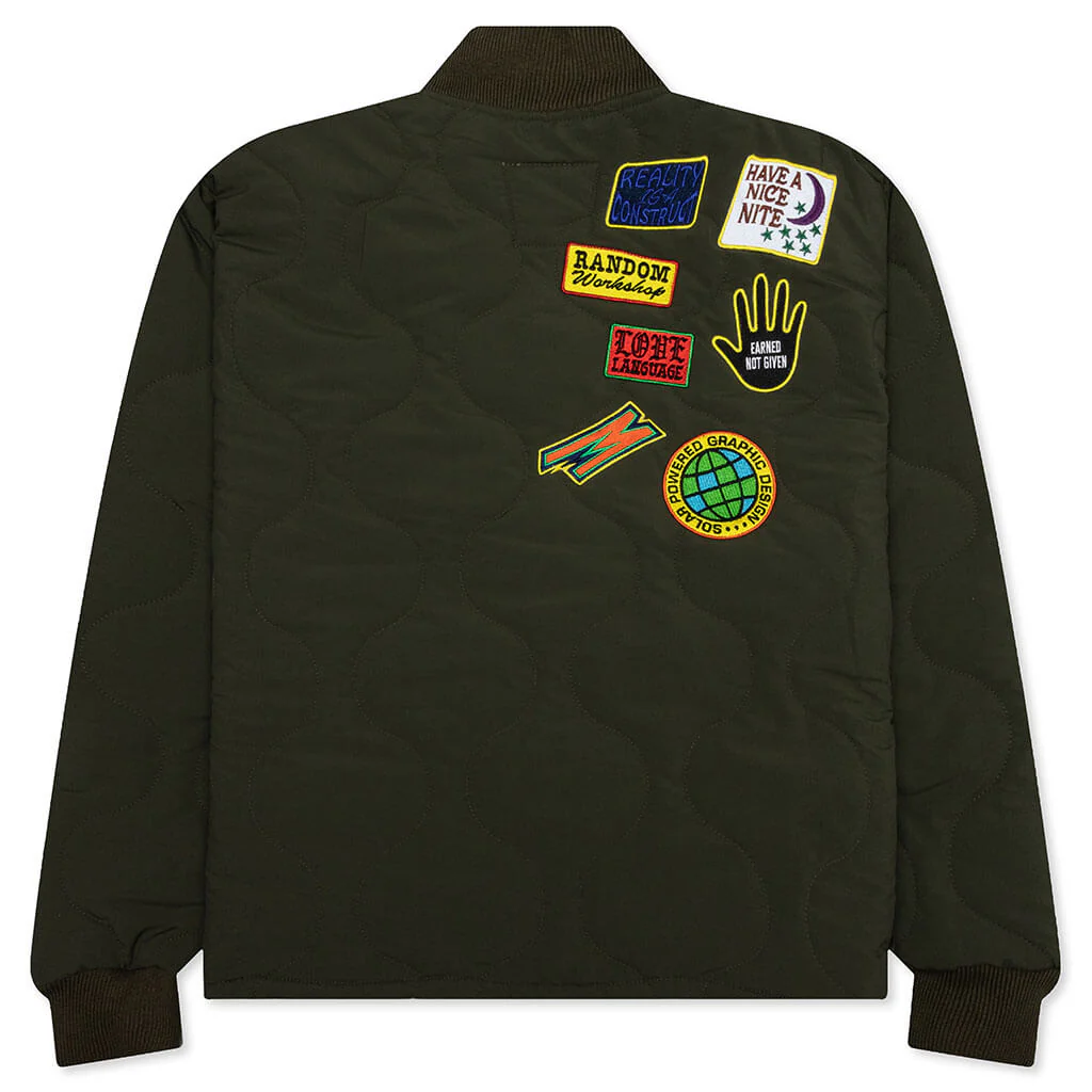 RW Patch Liner Jacket - Green - Image 2