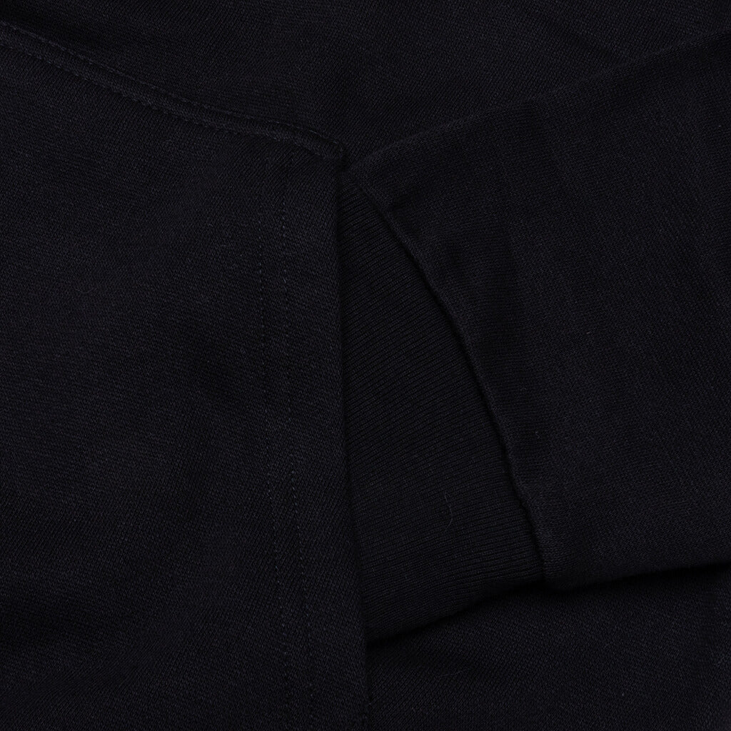 Smiley Call My Lawyer Bear Hoodie - Jet Black - Image 4