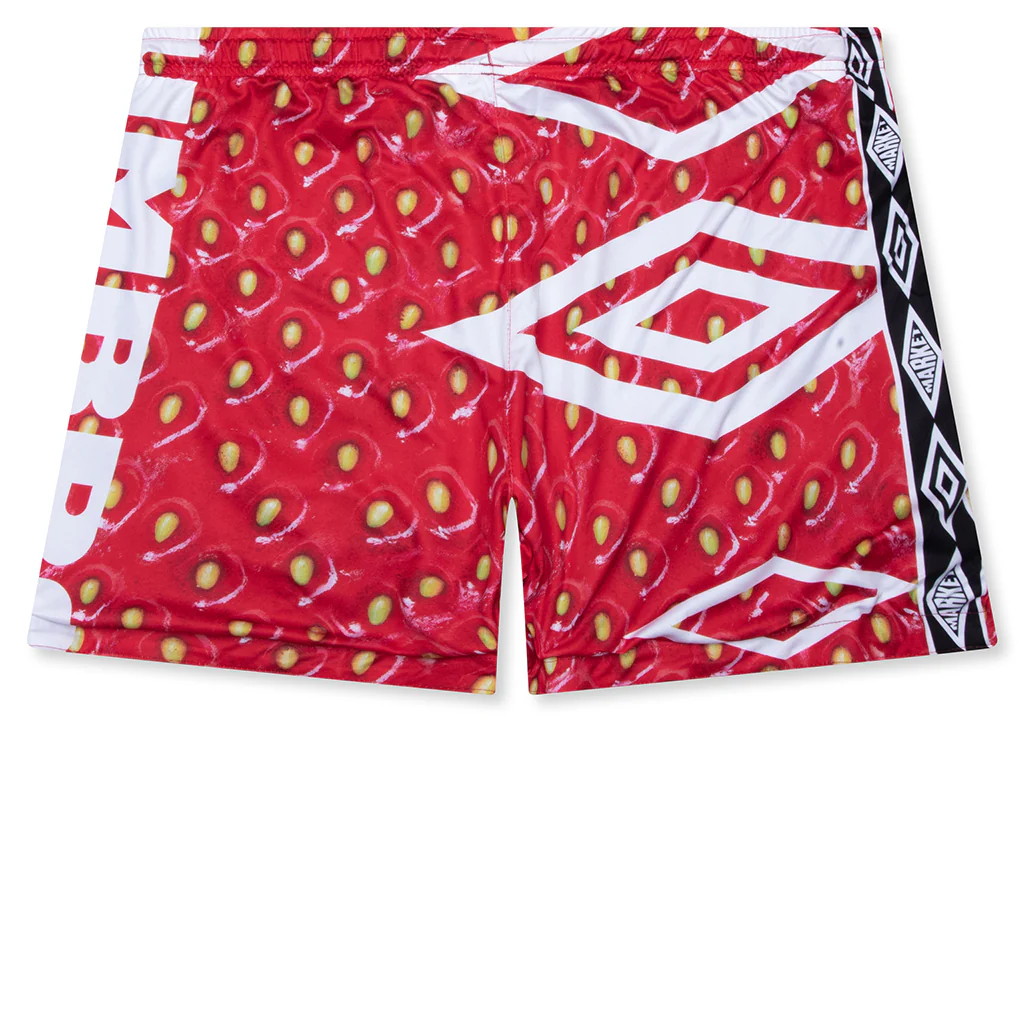 Umbro x Market Reversible Shorts - Black/Vermillion - Image 2