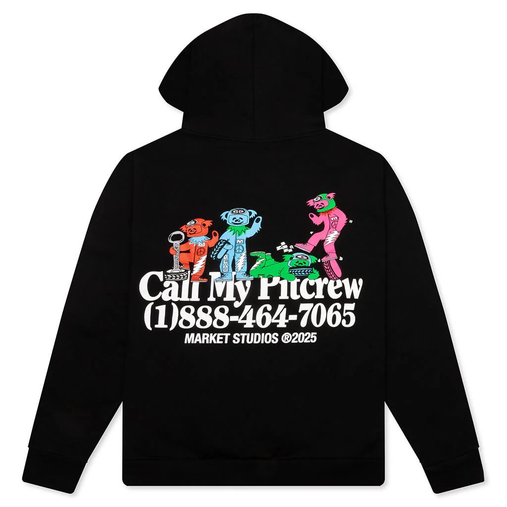 Market x Grateful Dead Call My Pitcrew Hoodie - Black - Image 2