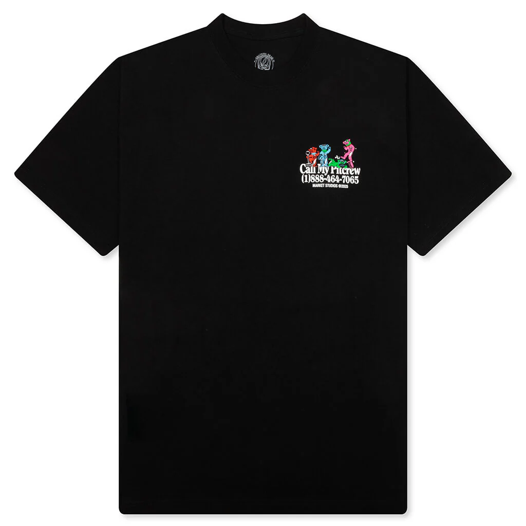 Market x Grateful Dead Call My Pitcrew T-Shirt - Black