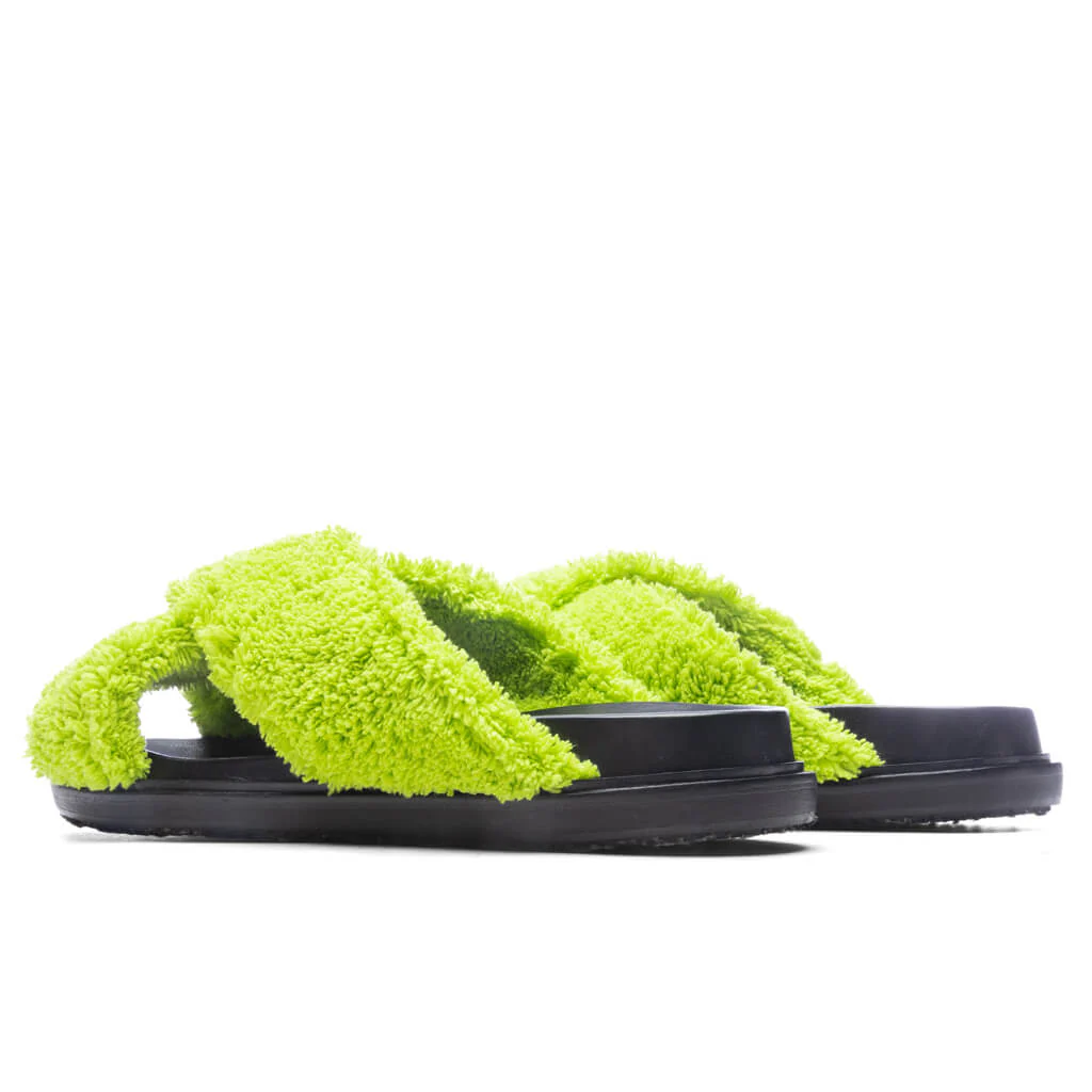Fussbett Slide Sandal - Lime Green - Image 3